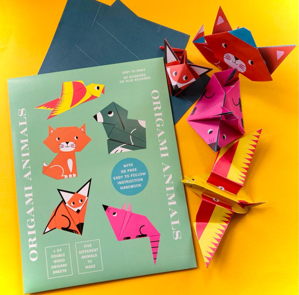 Origami Animals In the world of origami an ancient Japanese legend says if you fold one thousand cranes you will be granted a wish….well we don’t have any cranes but we do have some other cute animals! (Granting of wishes not guaranteed 😉)